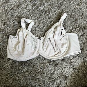 Lilyette by Bali minimizer white unlined bra size 34ddd
